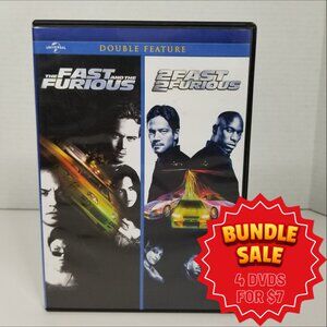 Double Feature DVD The Fast & The Furious/2 Fast 2 Furious